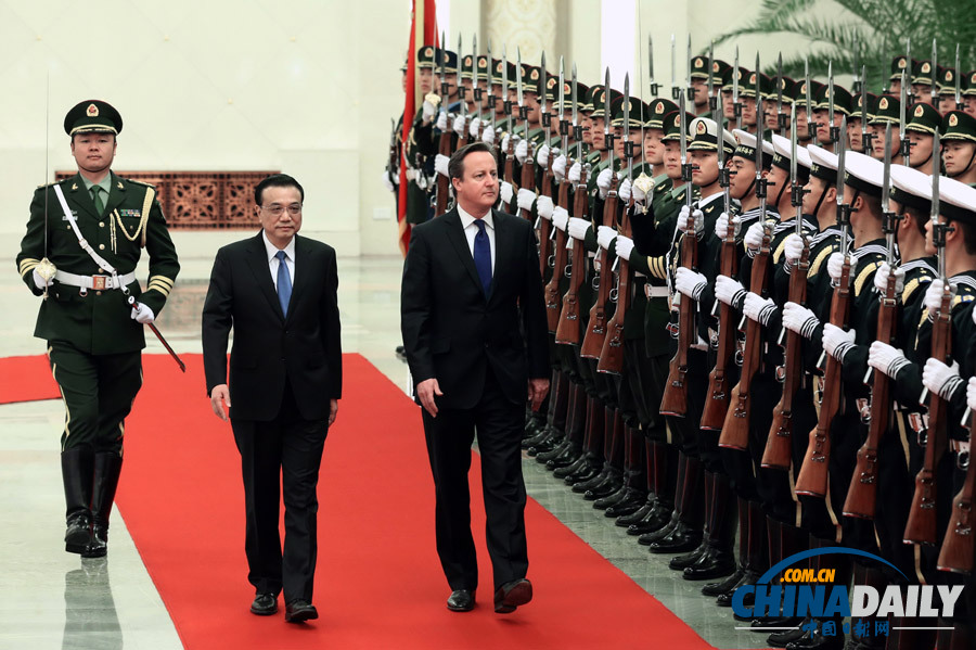 英國(guó)首相卡梅倫訪華精彩圖片集錦
