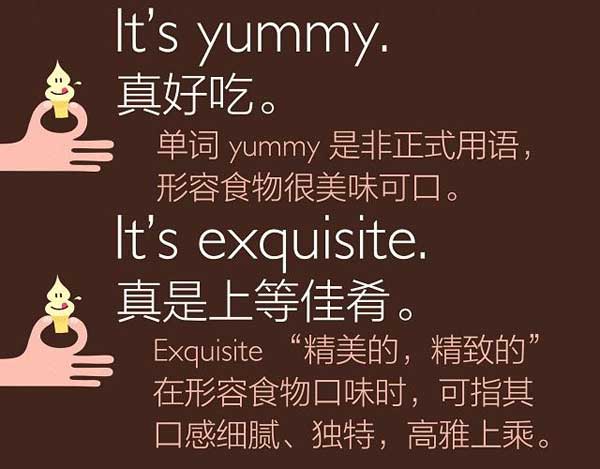 吃貨必備！英語(yǔ)中形容菜肴美味可口的多種表達(dá)