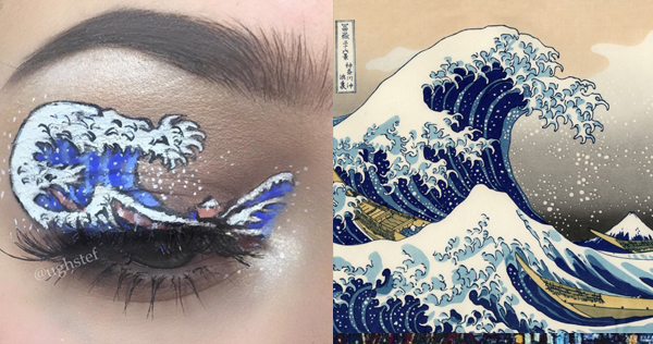 眼簾成畫(huà)布名畫(huà)眼妝走紅Ins