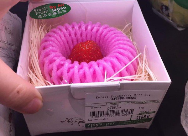 這種草莓150元一顆，一定很好吃……吧？