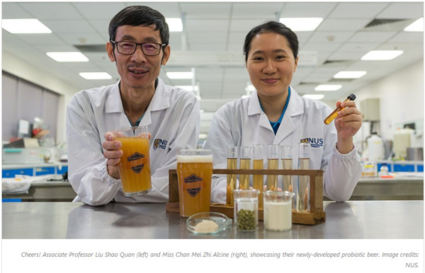 新加坡研發出益生菌啤酒 可改善腸道健康