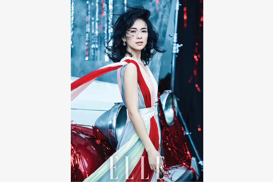 國際女神章子怡再登時(shí)尚封面 美得溫柔又有力量（組圖）