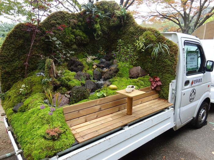 輪子上的風景：卡車上的“后花園” 哪一個最美？（組圖）